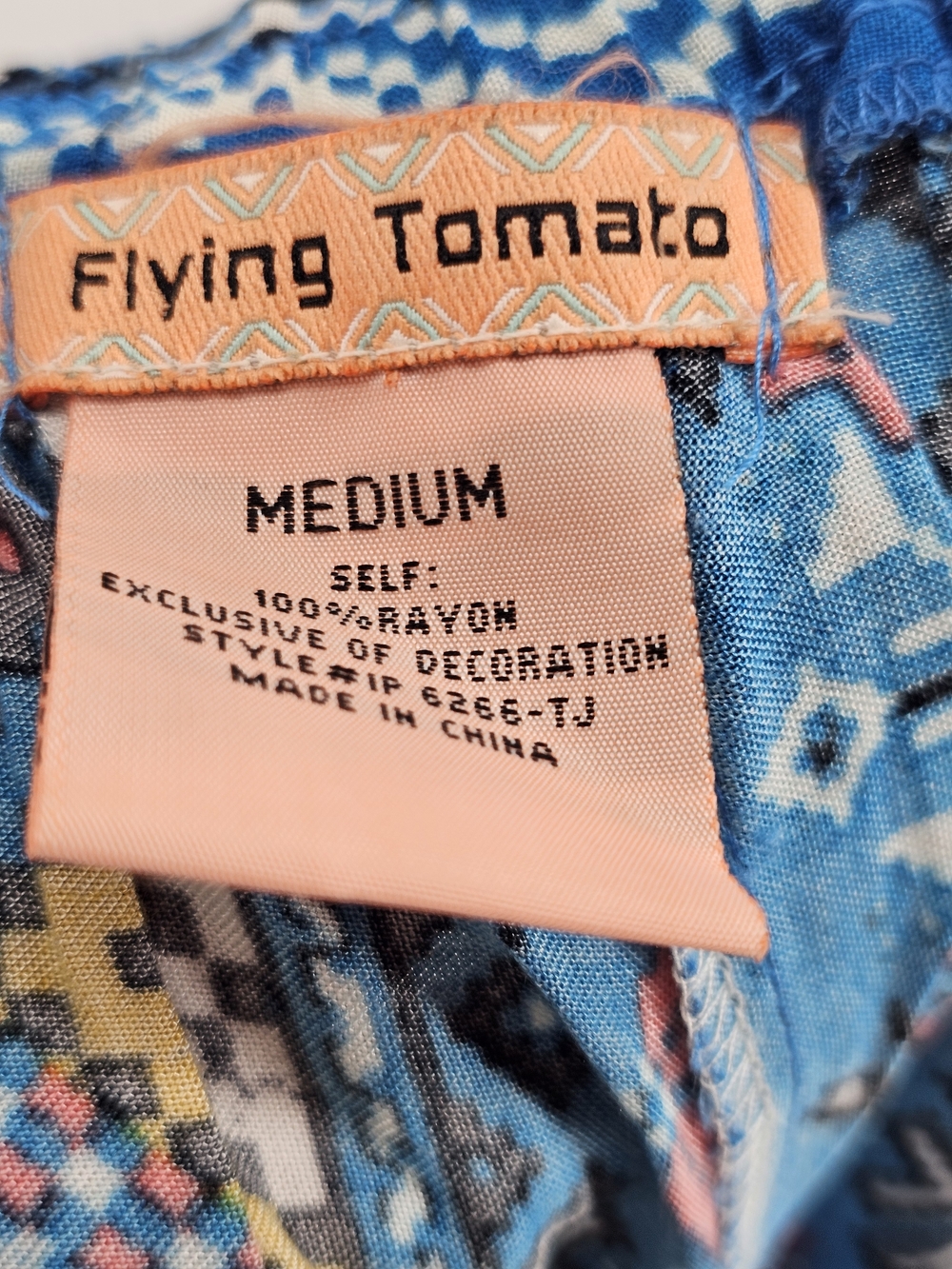 Flying Tomato Blue Wide Leg Pants M - Picture 3 of 16